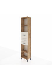 Arges Dolap 3 Raflı 3 Çekmeceli 44x30x221 Çam-Aytaşı