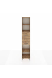 Arges Dolap 3 Raflı 3 Çekmeceli 44x30x221 Çam-Çam