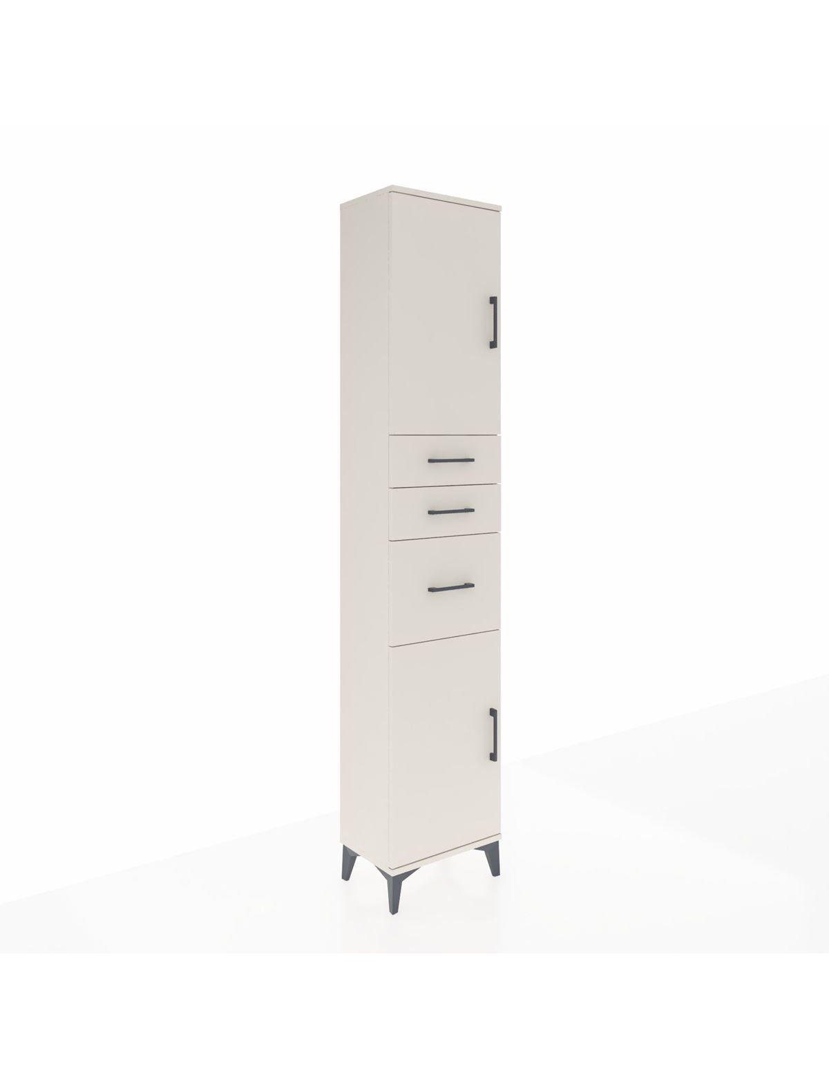 Arges Dolap 3 Raflı 3 Çekmeceli 2 Kapaklı 44x30x221 Aytaşı-Aytaşı