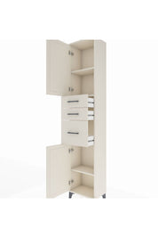 Arges Dolap 3 Raflı 3 Çekmeceli 2 Kapaklı 44x30x221 Aytaşı-Aytaşı