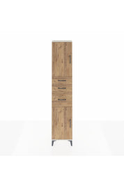 Arges Dolap 3 Raflı 3 Çekmeceli 2 Kapaklı 44x30x221 Aytaşı-Çam