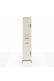 Arges Dolap 3 Raflı 3 Çekmeceli 2 Kapaklı 44x30x221 Çam-Aytaşı