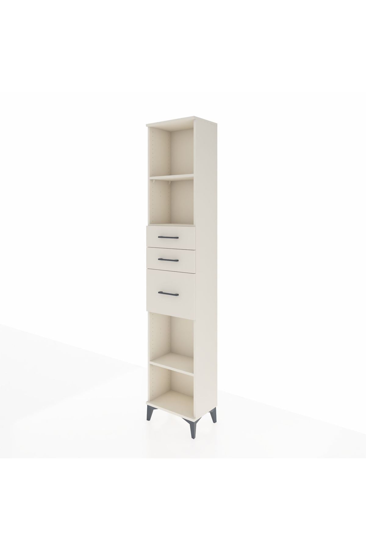 Arges Dolap 3 Raflı 3 Çekmeceli 44x30x221 Aytaşı-Aytaşı