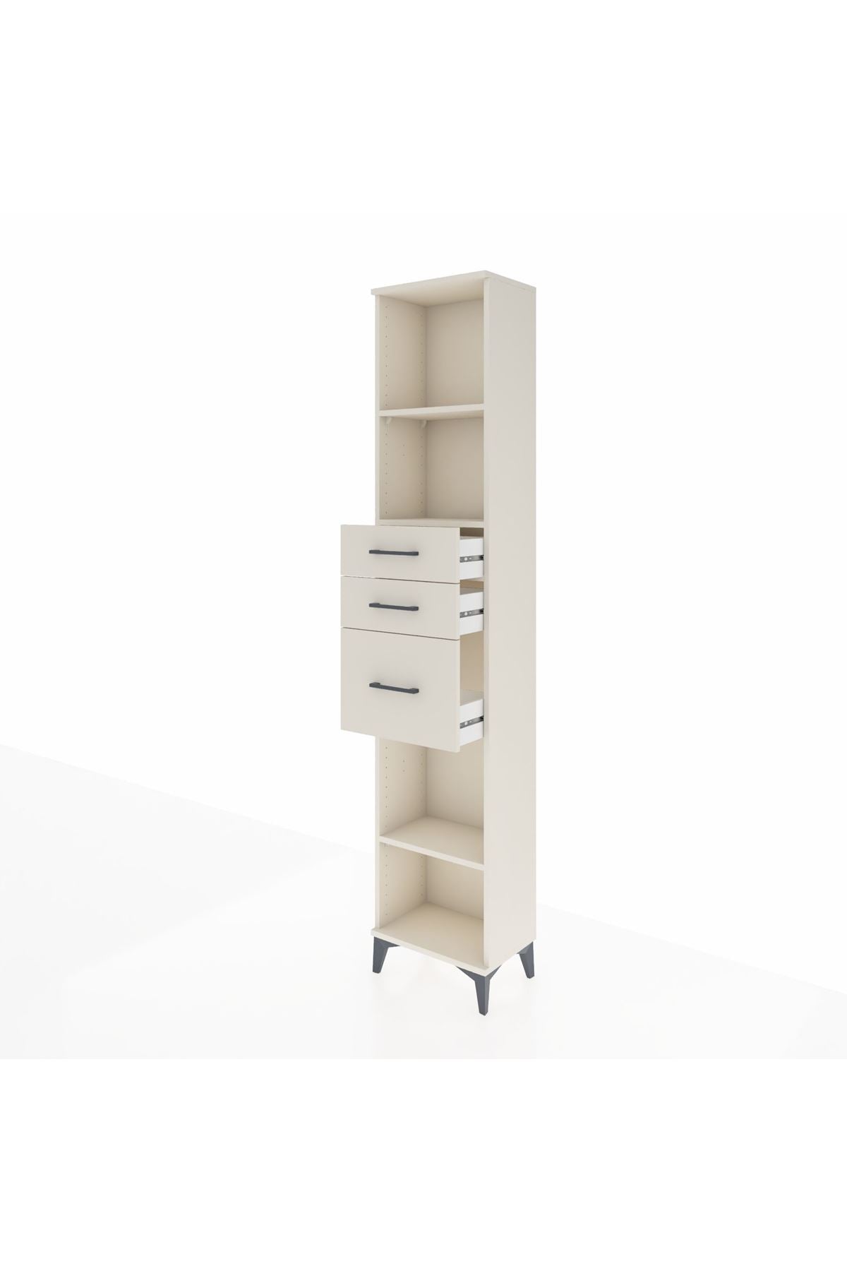 Arges Dolap 3 Raflı 3 Çekmeceli 44x30x221 Aytaşı-Aytaşı