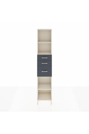 Arges Dolap 3 Raflı 3 Çekmeceli 44x30x221 Aytaşı-Antrasit