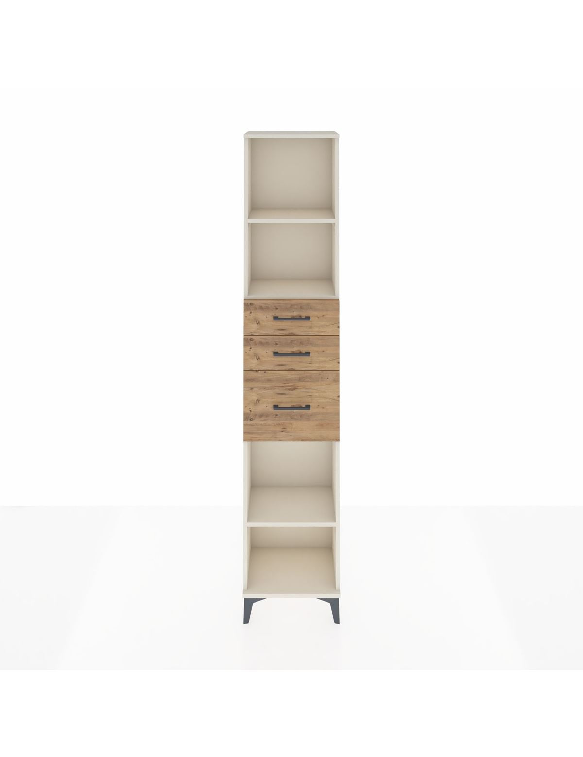 Arges Dolap 3 Raflı 3 Çekmeceli 44x30x221 Aytaşı-Çam