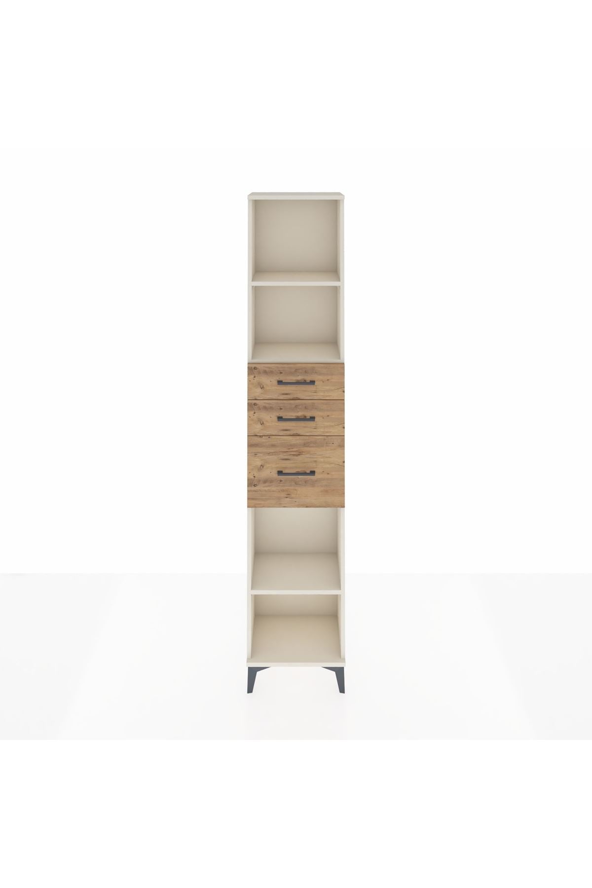 Arges Dolap 3 Raflı 3 Çekmeceli 44x30x221 Aytaşı-Çam