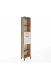 Arges Dolap 3 Raflı 3 Çekmeceli 44x30x221 Çam-Aytaşı