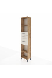 Arges Dolap 3 Raflı 3 Çekmeceli 44x30x221 Çam-Aytaşı