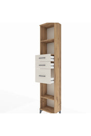 Arges Dolap 3 Raflı 3 Çekmeceli 44x30x221 Çam-Aytaşı