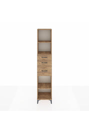 Arges Dolap 3 Raflı 3 Çekmeceli 44x30x221 Çam-Çam