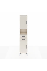 Arges Dolap 4 Raflı 2 Çekmeceli 2 Kapaklı 44x30x221