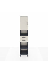 Arges Dolap 4 Raflı 2 Çekmeceli Tek Kapaklı 44x30x221
