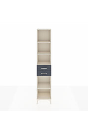 Arges Dolap 4 Raflı 3 Çekmeceli 44x30x221 Aytaşı-Antrasit