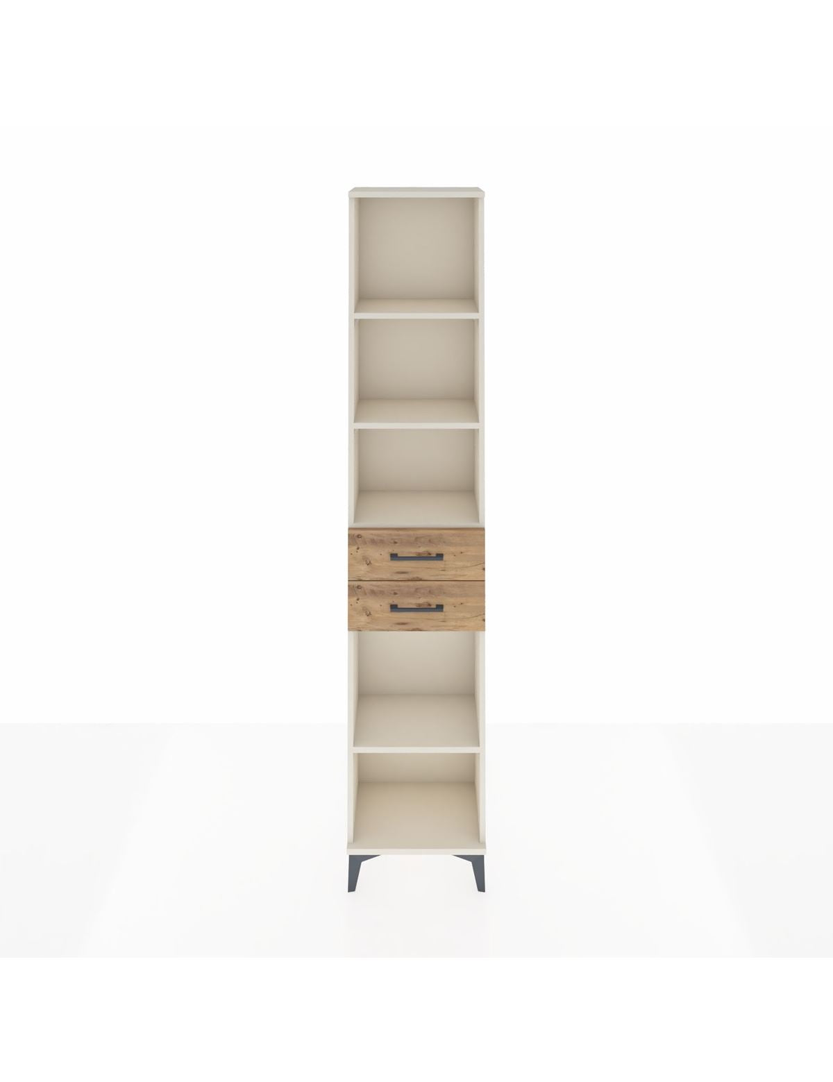 Arges Dolap 4 Raflı 3 Çekmeceli 44x30x221 Aytaşı-Çam