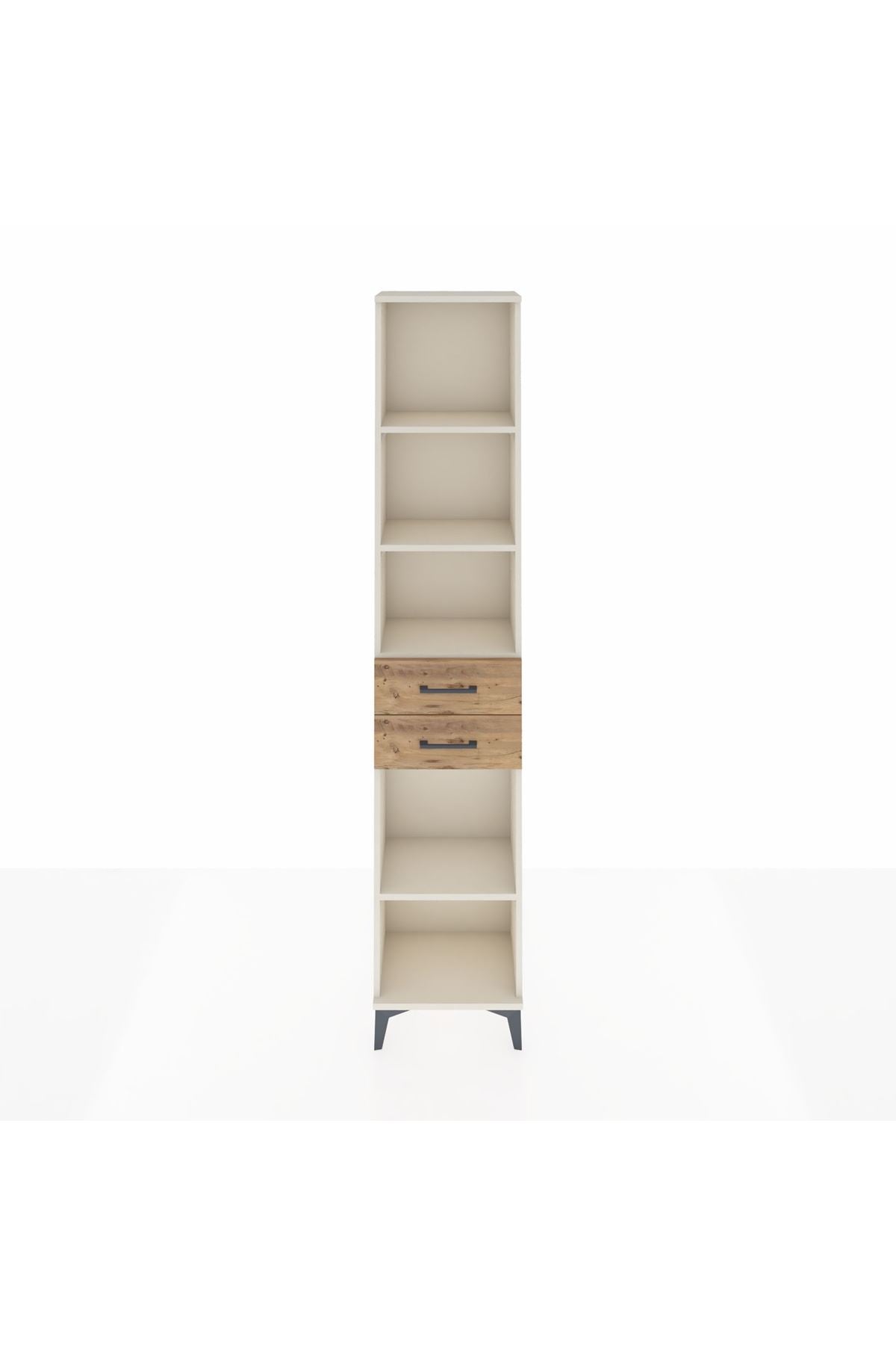 Arges Dolap 4 Raflı 3 Çekmeceli 44x30x221 Aytaşı-Çam