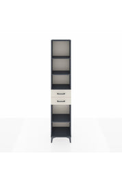 Arges Dolap 4 Raflı 3 Çekmeceli 44x30x221 Antrasit-Aytaşı