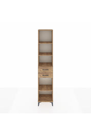 Arges Dolap 4 Raflı 3 Çekmeceli 44x30x221 Çam-Çam