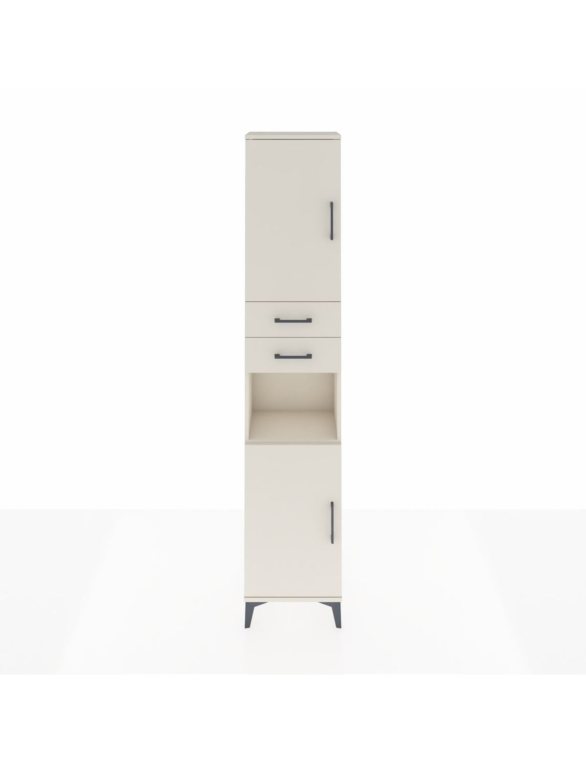 Arges Dolap 4 Raflı 2 Çekmeceli 2 Kapaklı 44x30x221 Aytaşı-Aytaşı