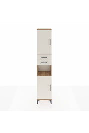 Arges Dolap 4 Raflı 2 Çekmeceli 2 Kapaklı 44x30x221 Çam-Aytaşı