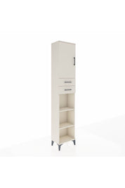 Arges Dolap 4 Raflı 2 Çekmeceli Tek Kapaklı 44x30x221 Aytaşı-Aytaşı