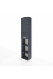 Arges Dolap 4 Raflı 2 Çekmeceli Tek Kapaklı 44x30x221 - S28M238V5A