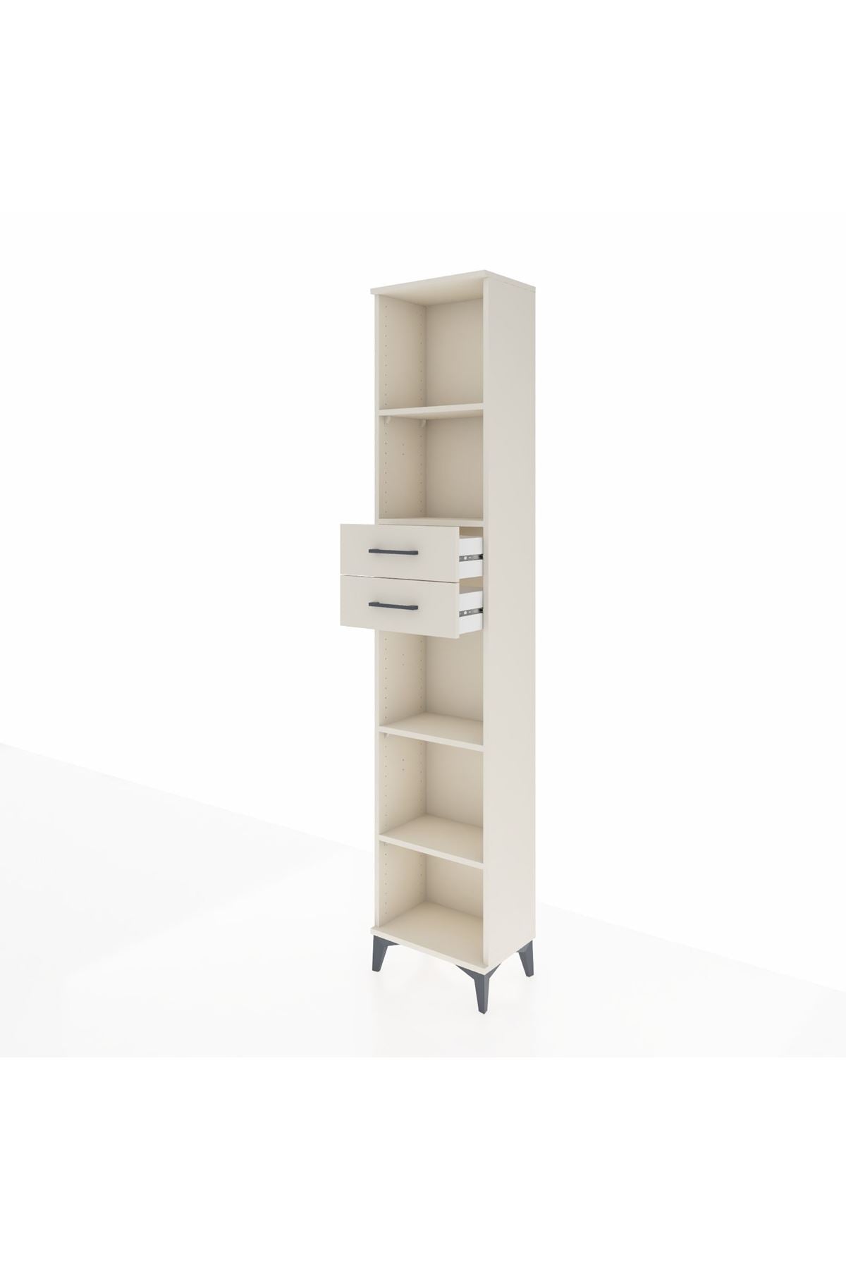 Arges Dolap 4 Raflı 2 Çekmeceli 44x30x221 Aytaşı-Aytaşı