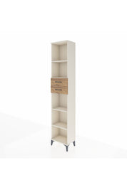 Arges Dolap 4 Raflı 2 Çekmeceli 44x30x221 Aytaşı-Çam