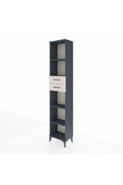 Arges Dolap 4 Raflı 2 Çekmeceli 44x30x221 Antrasit-Aytaşı