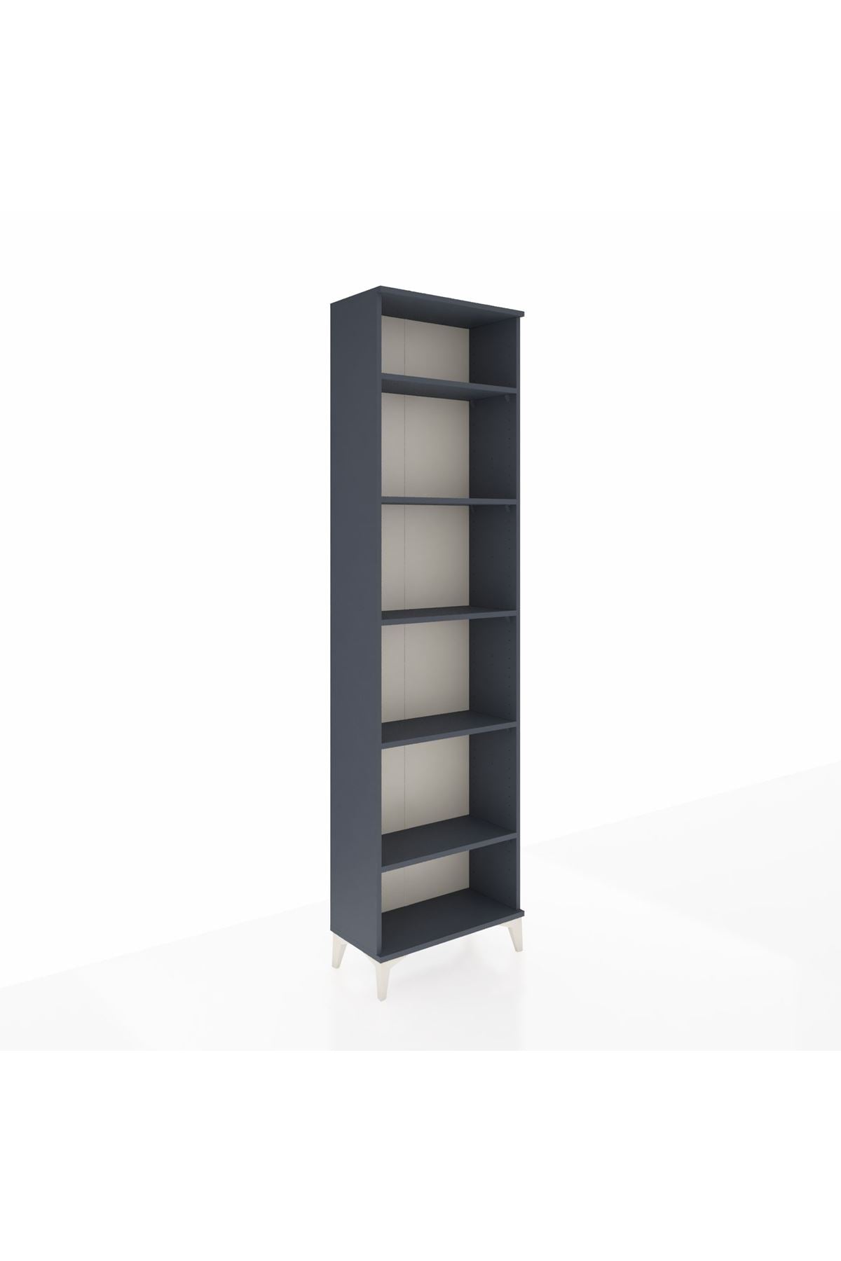 Arges Dolap 5 Raflı 60x30x221 Antrasit-Antrasit