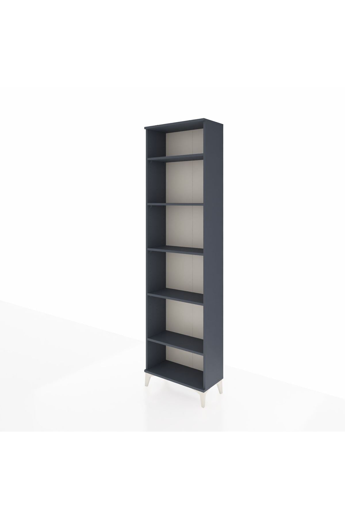 Arges Dolap 5 Raflı 60x30x221 Antrasit-Antrasit