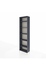 Arges Dolap 5 Raflı 60x30x221 Antrasit-Antrasit