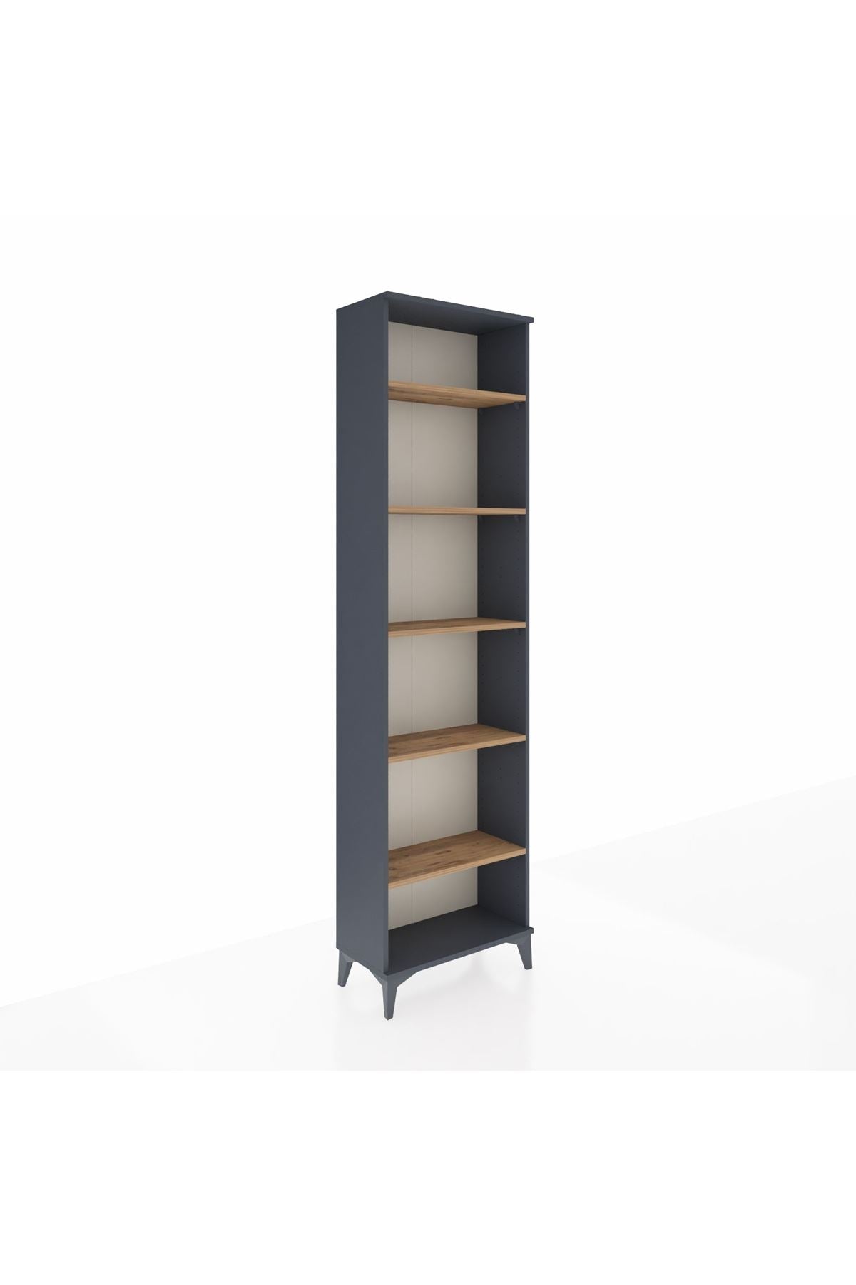 Arges Dolap 5 Raflı 60x30x221 Antrasit-Çam