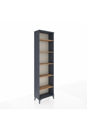 Arges Dolap 5 Raflı 60x30x221 Antrasit-Çam