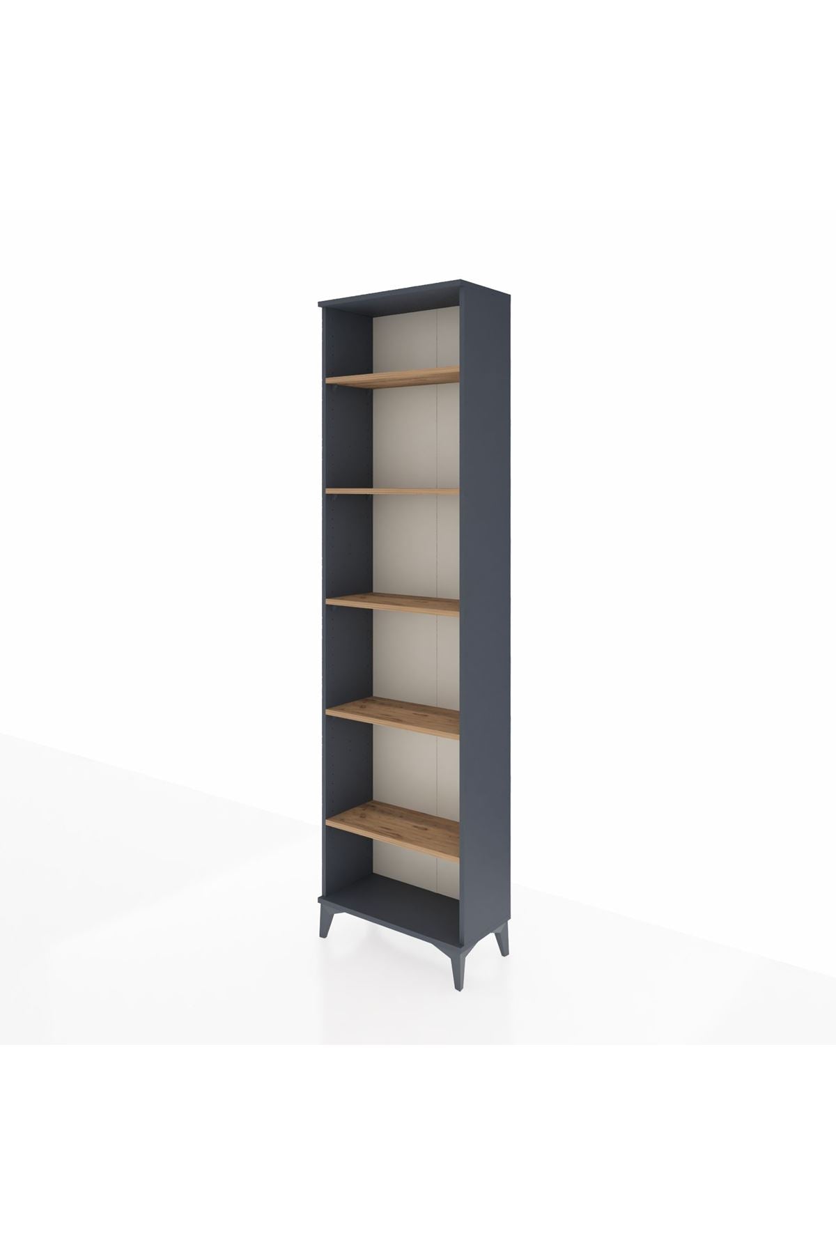 Arges Dolap 5 Raflı 60x30x221 Antrasit-Çam