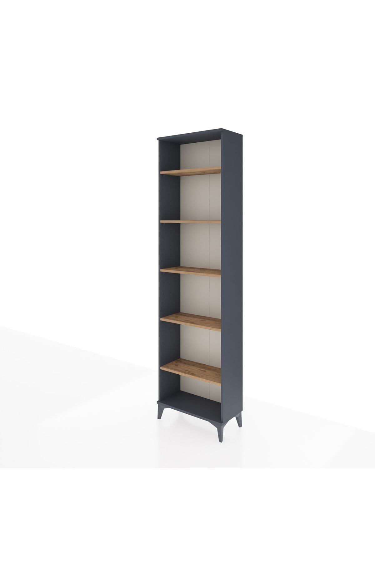 Arges Dolap 5 Raflı 60x30x221 Antrasit-Çam