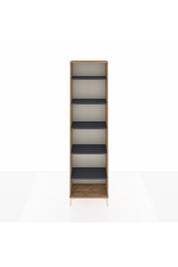 Arges Dolap 5 Raflı 60x30x221 Çam-Antrasit