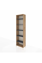 Arges Dolap 5 Raflı 60x30x221 Çam-Antrasit