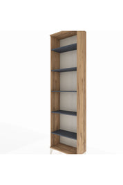 Arges Dolap 5 Raflı 60x30x221 Çam-Antrasit