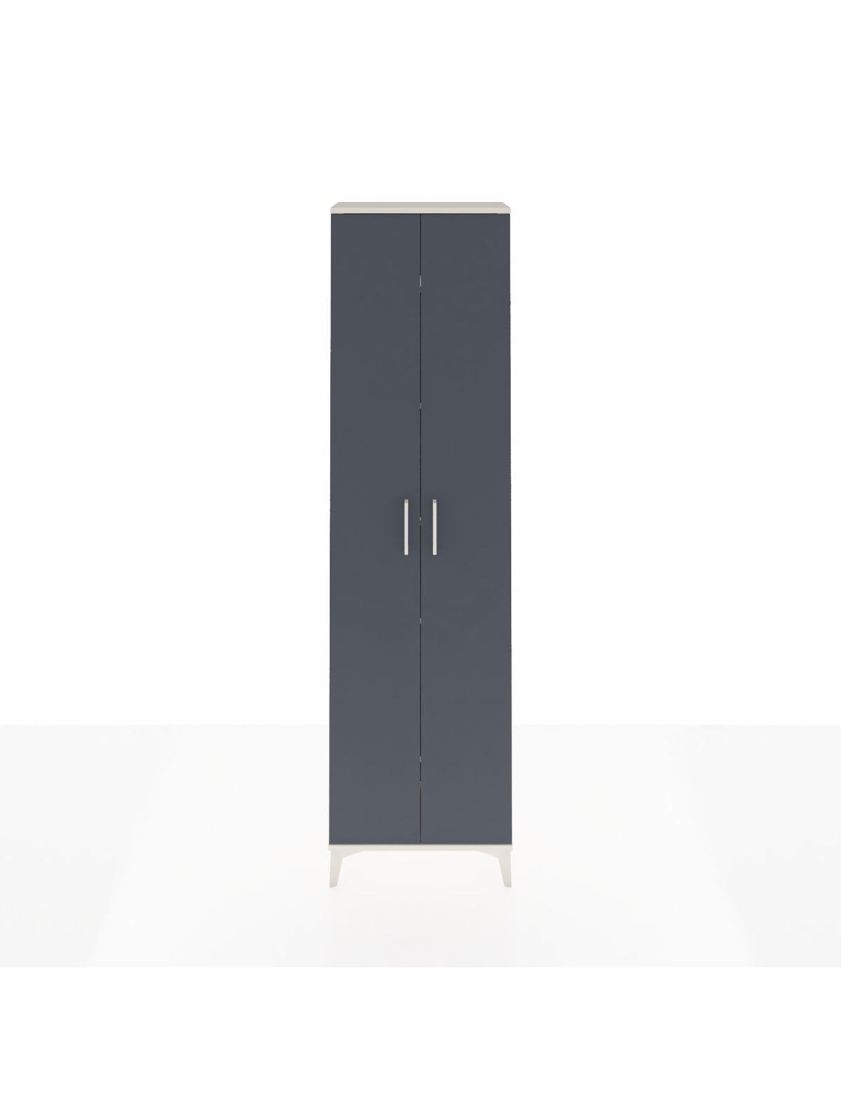 Arges Dolap 5 Raflı 2 Kapaklı 60x30x221 Aytaşı-Antrasit