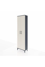 Arges Dolap 5 Raflı 2 Kapaklı 60x30x221 Antrasit-Aytaşı