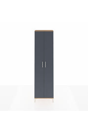 Arges Dolap 5 Raflı 2 Kapaklı 60x30x221 Çam-Antrasit