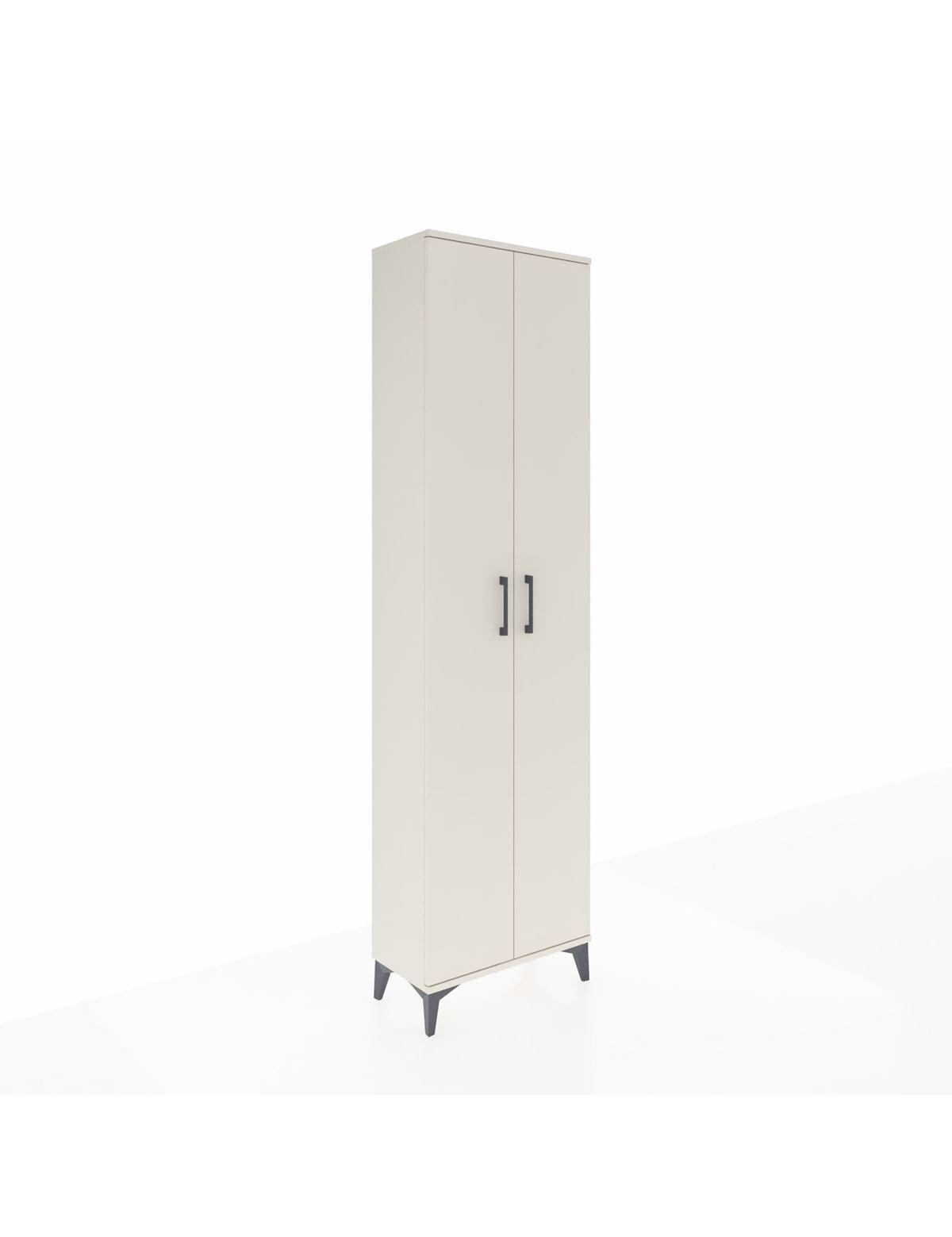 Arges Dolap 3 Raflı 2 Kapaklı Tek Askılı 60x30x221 Aytaşı-Aytaşı