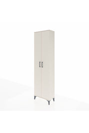 Arges Dolap 3 Raflı 2 Kapaklı Tek Askılı 60x30x221 Aytaşı-Aytaşı