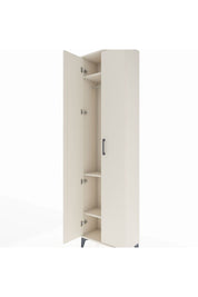 Arges Dolap 3 Raflı 2 Kapaklı Tek Askılı 60x30x221 Aytaşı-Aytaşı