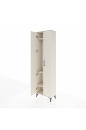 Arges Dolap 3 Raflı 2 Kapaklı Tek Askılı 60x30x221 Aytaşı-Aytaşı