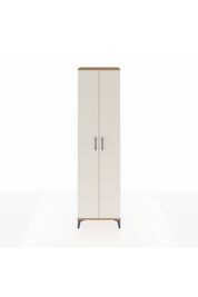 Arges Dolap 3 Raflı 2 Kapaklı Tek Askılı 60x30x221 Çam-Aytaşı