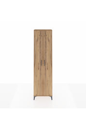 Arges Dolap 3 Raflı 2 Kapaklı Tek Askılı 60x30x221 Çam-Çam