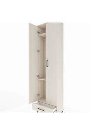 Arges Dolap 3 Raflı Tek Çekmeceli Tek Askılı 60x30x221 Aytaşı-Aytaşı