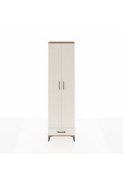 Arges Dolap 3 Raflı Tek Çekmeceli Tek Askılı 60x30x221 Çam-Aytaşı